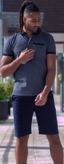 D555 Newcastle Polo Shirt Grey - Pólóingek - Galléros Pólók 2XL-8XL - Pólóingek 2XL-8XL