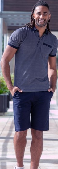 D555 Newcastle Polo Shirt Grey - Pólóingek - Galléros Pólók 2XL-8XL - Pólóingek 2XL-8XL