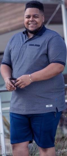 D555 Newcastle Polo Shirt Grey - Pólóingek - Galléros Pólók 2XL-8XL - Pólóingek 2XL-8XL