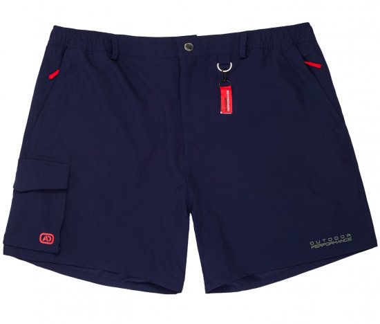 Adamo Tim Outdoor Shorts Navy - Sportruházat - Nagyméretű Sportruházat 2XL-10XL