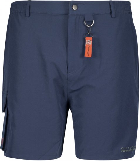 Adamo Tim Outdoor Shorts Navy - Sportruházat - Nagyméretű Sportruházat 2XL-10XL