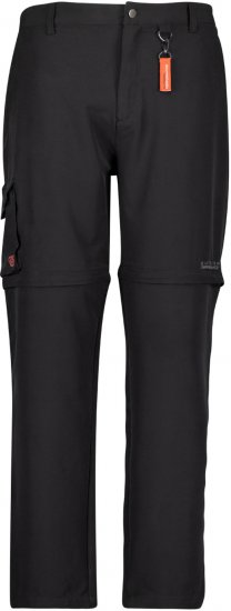 Adamo Tobias Outdoor Zipp-off Pants Black - Sportruházat - Nagyméretű Sportruházat 2XL-10XL