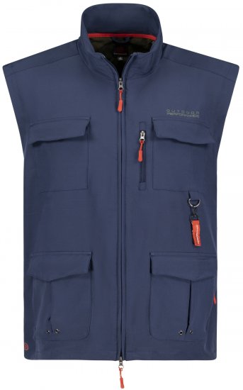 Adamo Tommy Outdoor Vest Navy - Sportruházat - Nagyméretű Sportruházat 2XL-10XL