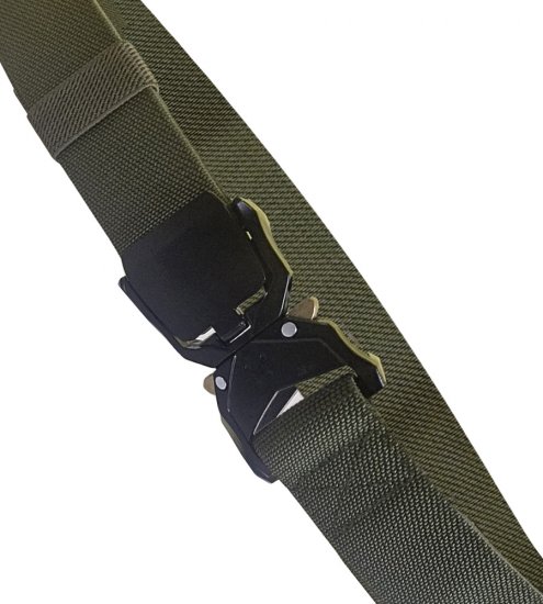 D555 Dale Tactical Stretch Webbing Belt with Heavy Duty Quick Release Buckle Khaki - Övek - Nagyméretű Övek W40-W70/2XL-8XL