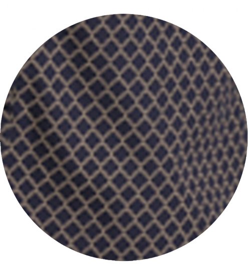 D555 Sheffield Long Sleeve AOP Micro Gold Shirt Navy - Ingek - Ingek 2XL-10XL