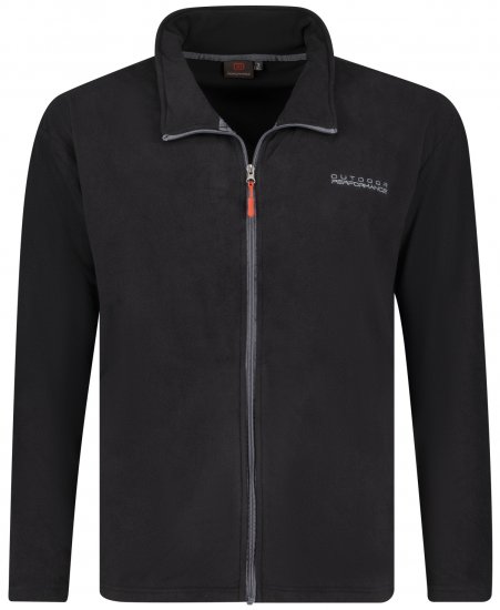 Adamo Tampa Fleece Jacket Black TALL SIZES - FÉRFIRUHÁZAT MT-6XLT - TALL-méretek