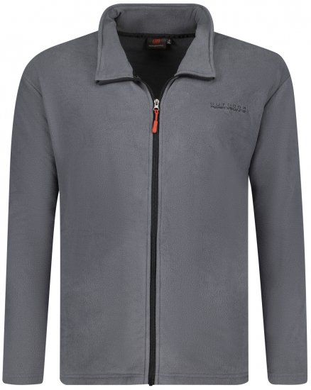 Adamo Toronto Fleece Jacket Grey - Sportruházat - Nagyméretű Sportruházat 2XL-10XL