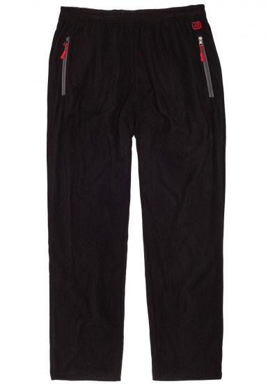 Adamo Ottawa Fleece Pants Black - Sportruházat - Nagyméretű Sportruházat 2XL-10XL