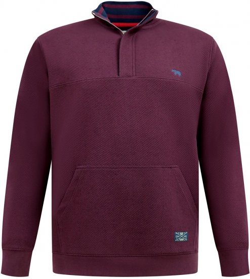 D555 Lancaster Steppelt Pulóver Bordó - Pulóverek & kapucnis pulóverek - Pulóverek & Kapucnis pulóver 2XL-12XL