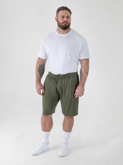 D555 Mitchell 1 Stretch Rövidnadrág Gumis Derékkal Khaki - Melegítőnadrág & rövidnadrág - Melegítőnadrág & Melegítő Rövidnadrág 2XL-12XL