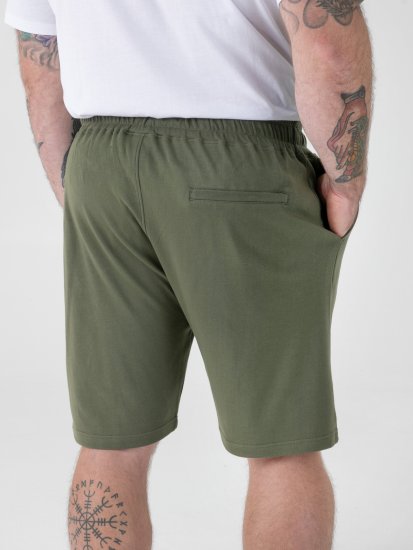D555 Mitchell 1 Stretch Rövidnadrág Gumis Derékkal Khaki - Melegítőnadrág & rövidnadrág - Melegítőnadrág & Melegítő Rövidnadrág 2XL-12XL