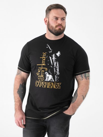 D555 Hugh Official ACDC Highway To Hell Póló Nyomattal Fekete - Pólók - Nagyméretű pólók - 2XL-14XL