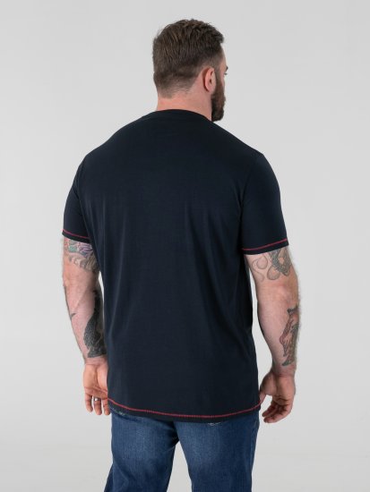 D555 Otto Official Pink Floyd 50th Anniversary Póló Nyomattal Sötétkék - Pólók - Nagyméretű pólók - 2XL-14XL