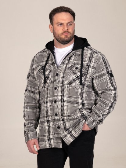 D555 Hayes Ingkabát Szürke - Ingek - Ingek 2XL-10XL