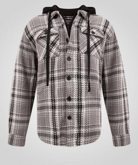 D555 Hayes Ingkabát Szürke - Ingek - Ingek 2XL-10XL