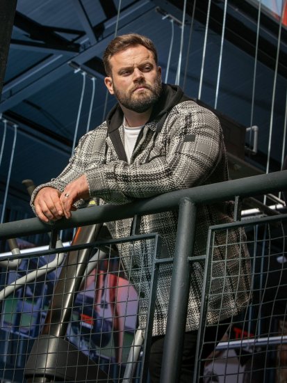D555 Hayes Ingkabát Szürke - Ingek - Ingek 2XL-10XL