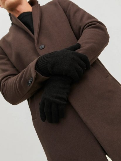Jack & Jones Barry Kötött kesztyű Fekete - Kesztyűk - 