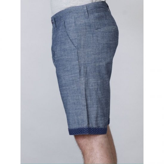 D555 Cliff Shorts Navy - Rövidnadrág - Nagyméretű Rövidnadrág W40-W60