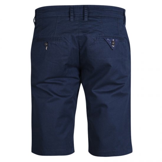 D555 Lopez Stretch Shorts Navy - Rövidnadrág - Nagyméretű Rövidnadrág W40-W60
