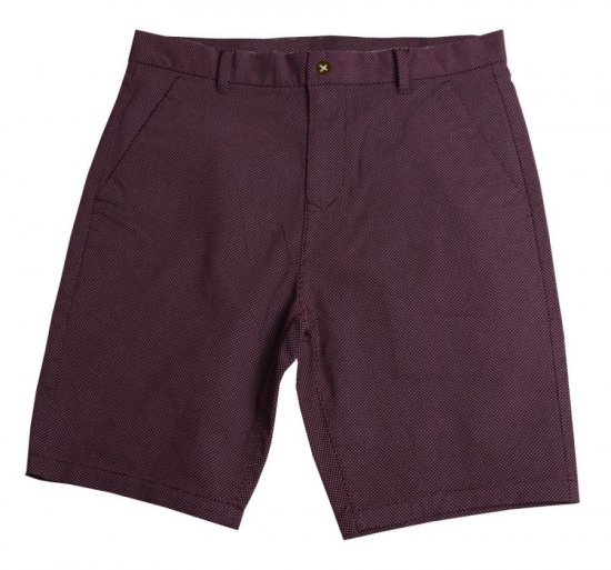 D555 Bandit Ao Micro Print Stretch Chino Shorts - Rövidnadrág - Nagyméretű Rövidnadrág W40-W60