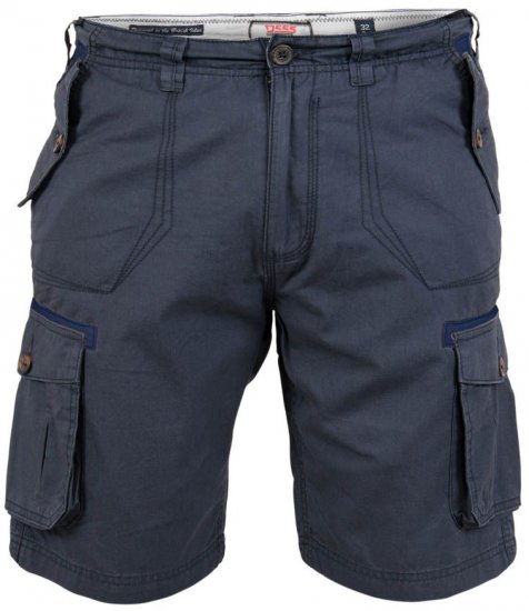 D555 Invicta Cotton Cargo Shorts - Rövidnadrág - Nagyméretű Rövidnadrág W40-W60
