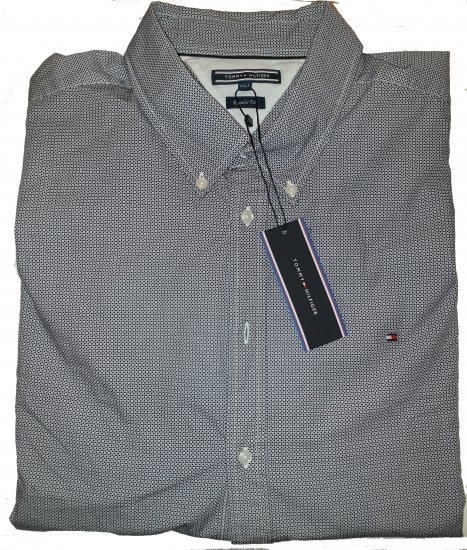 Tommy Hilfiger Triple Square Long Sleeve Shirt - Motley őrült áprilisi akciója - 