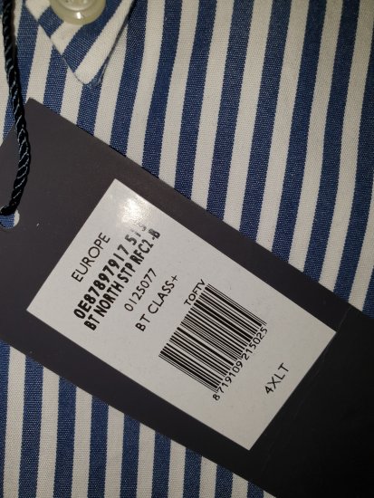 Tommy Hilfiger North Stripe Long Sleeve Shirt Blue/White - Motley őrült áprilisi akciója - 