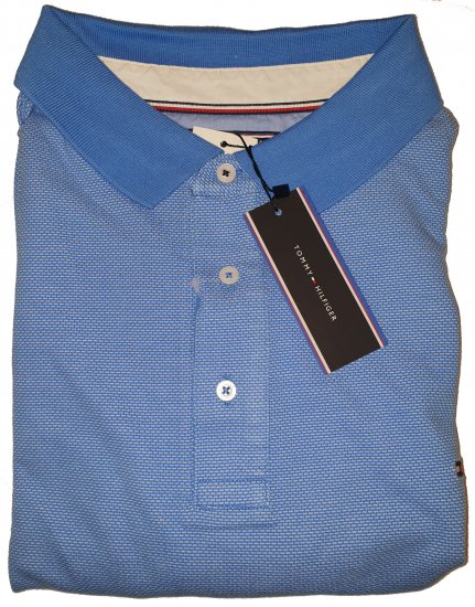 Tommy Hilfiger Jacquard Structure Polo Blue - Motley őrült áprilisi akciója - 