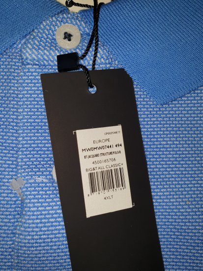 Tommy Hilfiger Jacquard Structure Polo Blue - Motley őrült áprilisi akciója - 