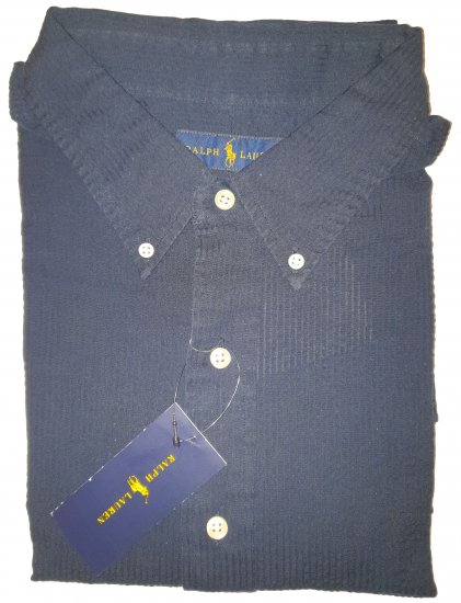 Polo Ralph Lauren TC7I Navy Short Sleeve Shirt - Motley őrült áprilisi akciója - 