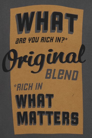 Blend Hoodie 4285 Asphalt Grey - Pulóverek & kapucnis pulóverek - Pulóverek & Kapucnis pulóver 2XL-12XL