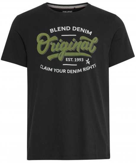 Blend 4568 T-Shirt Black - Pólók - Nagyméretű pólók - 2XL-14XL
