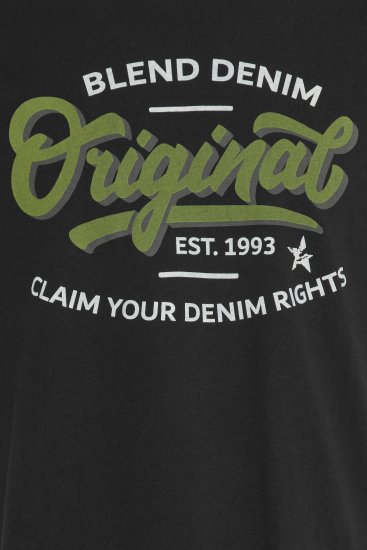 Blend 4568 T-Shirt Black - Pólók - Nagyméretű pólók - 2XL-14XL