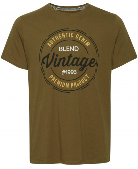 Blend 4811 T-Shirt Military Olive - Pólók - Nagyméretű pólók - 2XL-14XL