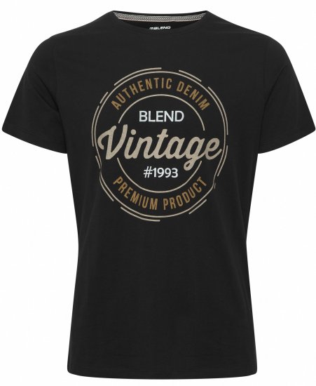 Blend 8411 T-Shirt Black - Pólók - Nagyméretű pólók - 2XL-14XL