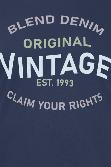 Blend 5018 T-Shirt Navy - Pólók - Nagyméretű pólók - 2XL-14XL