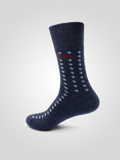 D555 Harold 3 Extra Wide Comfort Fit Socks 3-pack Navy/Denim - Alsónemű & strandruhák - Nagyméretű Alsónemű 2XL-8XL