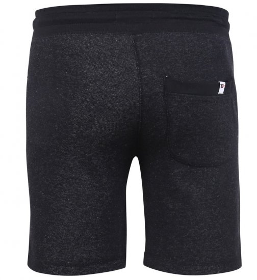 D555 HARLOW Jersey Shorts Black Twist - Melegítőnadrág & rövidnadrág - Melegítőnadrág & Melegítő Rövidnadrág 2XL-12XL