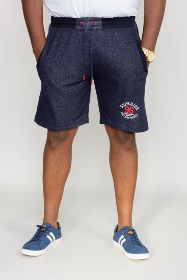 D555 HARLOW Jersey Shorts Denim Marl - Melegítőnadrág & rövidnadrág - Melegítőnadrág & Melegítő Rövidnadrág 2XL-12XL