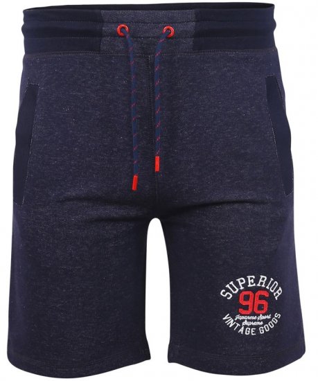 D555 HARLOW Jersey Shorts Denim Marl - Melegítőnadrág & rövidnadrág - Melegítőnadrág & Melegítő Rövidnadrág 2XL-12XL