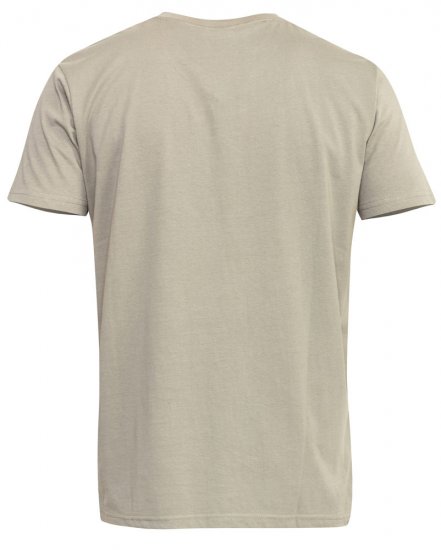 D555 Signature V-neck T-shirt Khaki - Pólók - Nagyméretű pólók - 2XL-14XL