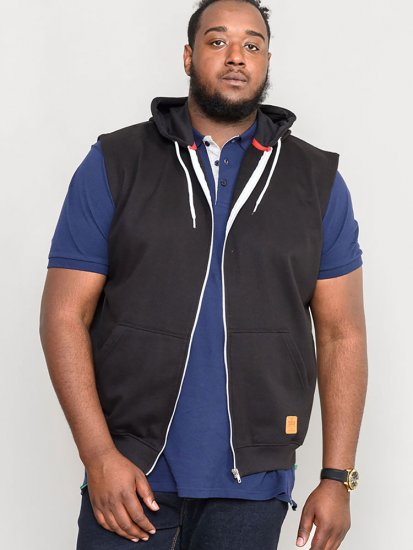 D555 Blake Hood Black - Pulóverek & kapucnis pulóverek - Pulóverek & Kapucnis pulóver 2XL-12XL