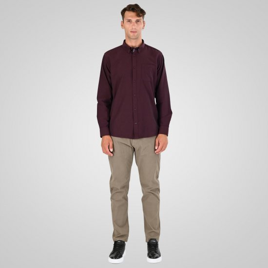 Double Outfitters GS-5225 Oxford ing Bordó - Ingek - Ingek 2XL-10XL