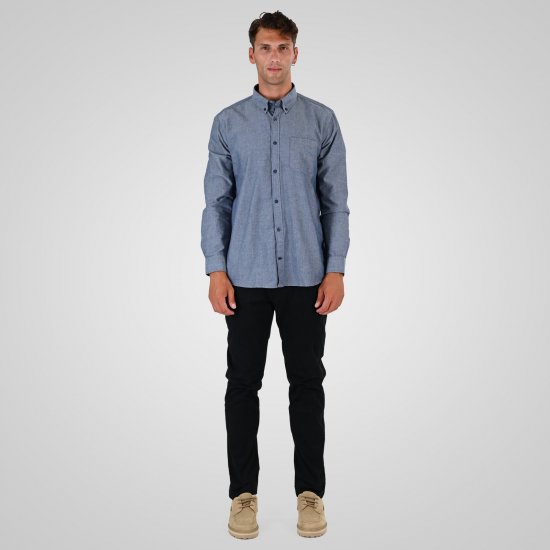 Double Outfitters GS-5225 Oxford ing Világoskék - Ingek - Ingek 2XL-10XL