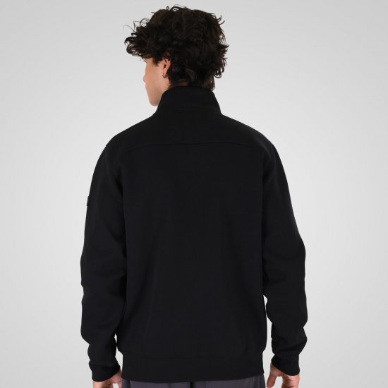 Double Outfitters MTOP-1158 Cipzáras pulóver Fekete - Pulóverek & kapucnis pulóverek - Pulóverek & Kapucnis pulóver 2XL-12XL
