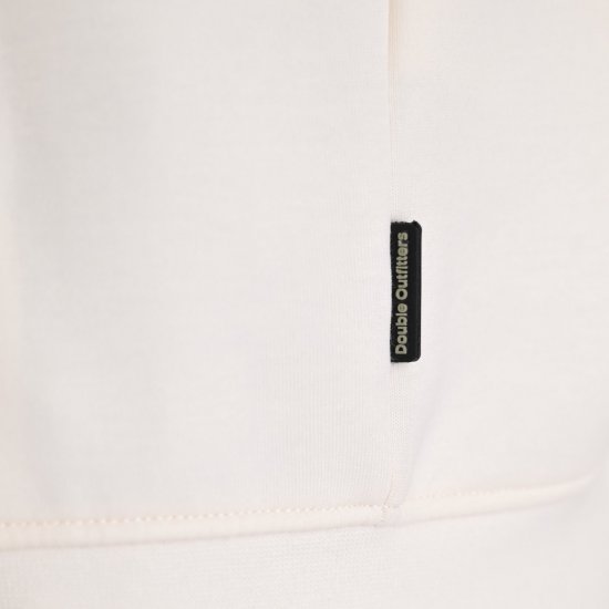 Double Outfitters MTOP-1160 Cipzáras kapucnis pulóver Fehér - Pulóverek & kapucnis pulóverek - Pulóverek & Kapucnis pulóver 2XL-12XL