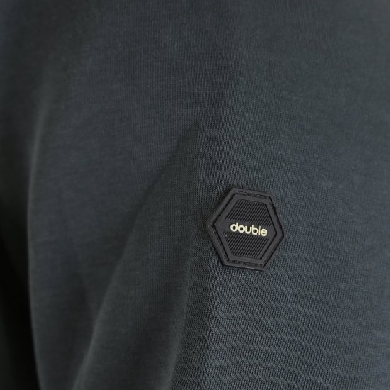 Double Outfitters MTOP-1160 Cipzáras kapucnis pulóver Sötétzöld - Pulóverek & kapucnis pulóverek - Pulóverek & Kapucnis pulóver 2XL-12XL