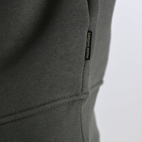 Double Outfitters MTOP-1163 Félcipzáras pulóver Khaki - Pulóverek & kapucnis pulóverek - Pulóverek & Kapucnis pulóver 2XL-12XL