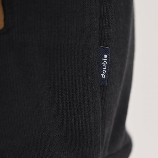 Double Outfitters SEL-1168 Cipzáras pulóver Fekete - Pulóverek & kapucnis pulóverek - Pulóverek & Kapucnis pulóver 2XL-12XL