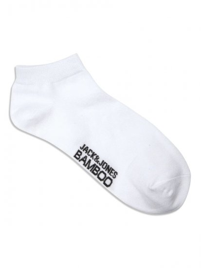 Jack & Jones Basic Bambusz bokazoknik Fehér 5-pack - Alsónemű & strandruhák - Nagyméretű Alsónemű 2XL-8XL